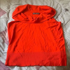 New York & Company Sleeveless Red Sweater/Shirt